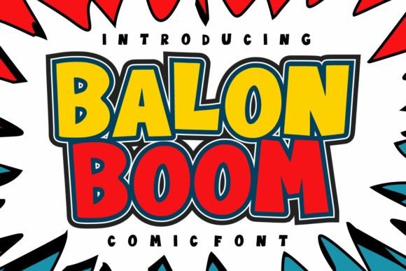 Balon Boom: A Friendly Display Font for Digital Design