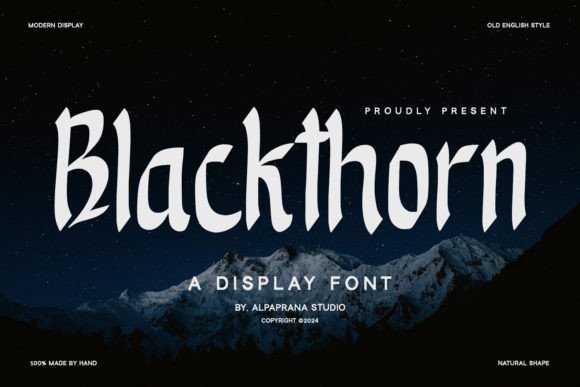 Blackthorn: A Font That Makes Your Brand Stand Out