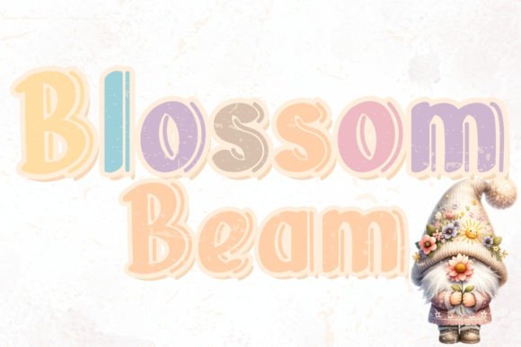 Blossom Beam: A Font for Refined Editorial Stories