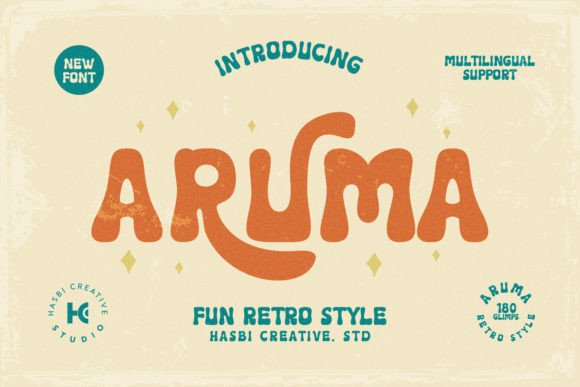 Bringing Vintage Groove to Modern Branding with Aruma Retro Fun