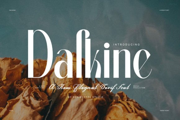 Dalkine: A Display Font Designed for Digital Sophistication