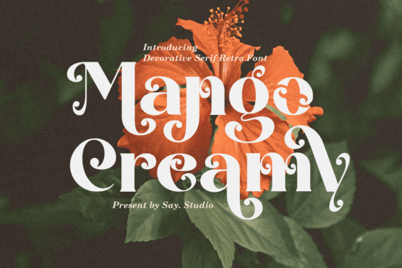 Elevating Your Handmade Brand with Mango Creamy Font