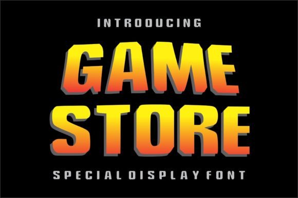 Game Store Font: Your Weapon for Scroll-Stopping Digital Design