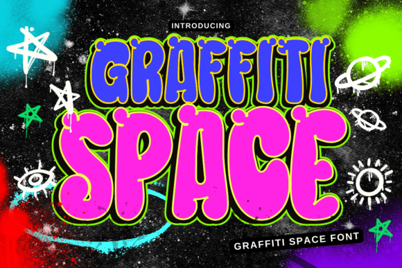 Graffiti Space: A Font for Bold Brand Identities