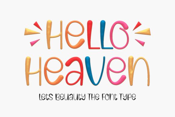 Hello Heaven Font: Infusing Websites with Playful Charm