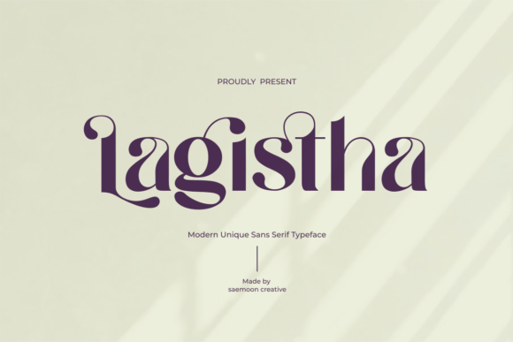 Lagistha: The Display Font That Raises Your Small Business Brand