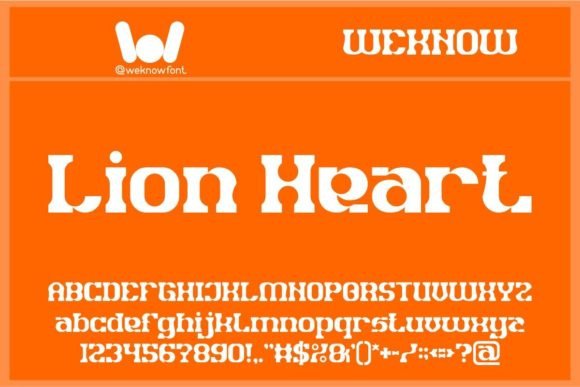Lion Heart: The Slab Serif Font for Bold Brand Communication