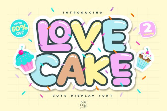 Love Cake: A Designer's Test of a Sweet and Assertive Display Font
