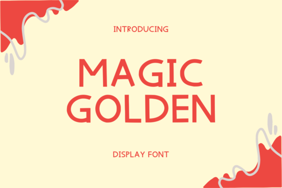 Magic Golden: The Playful Font for Crafting Beautiful Products