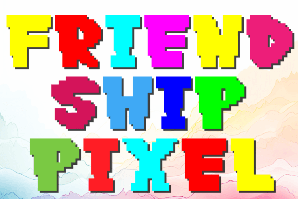 Pixel Friendship Font: A Pixel-Perfect Display Typeface for Modern Web Design