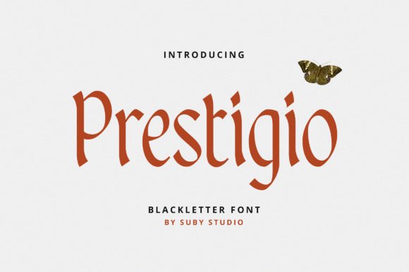 Prestigio: The Confident Display Font for Elevated Branding