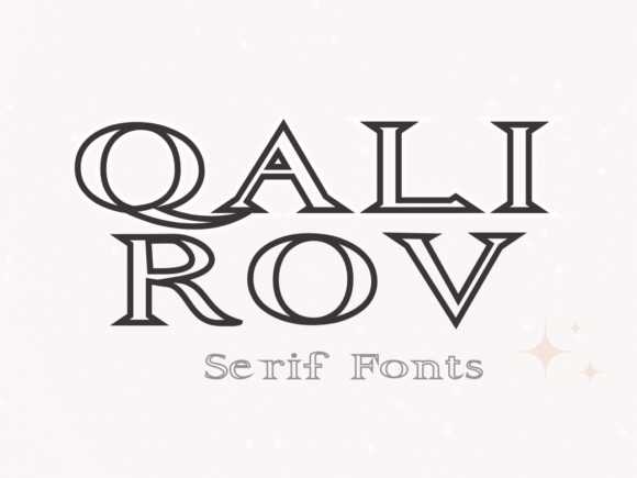 Qalirov: A Fun Display Font for Modern Marketing