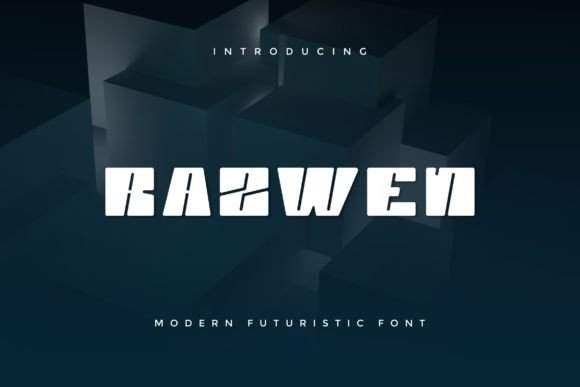 Razwen: A Modern Display Font for Your Growing Brand