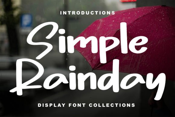 Simple Rainday Font: Adding Handwritten Luxury to Your Brand