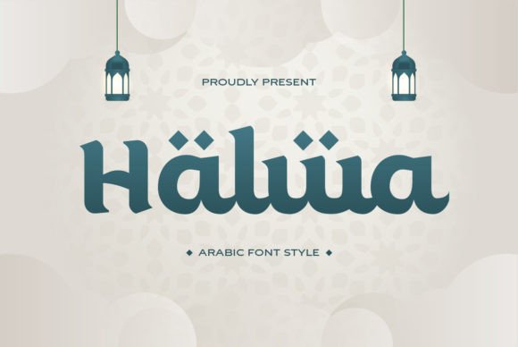 The Halwa Typeface: Crafting Modern Designs with Traditional Elegance