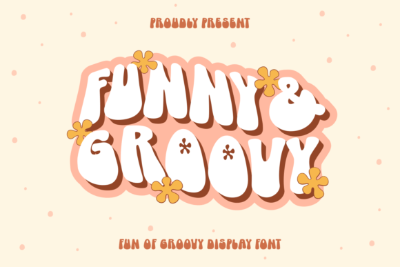 Using Funny and Groovy Font for a Retro Brand Identity