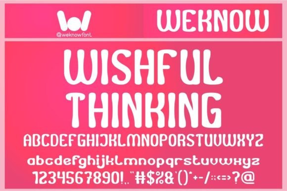 Wishful Thinking: A Font for Better Reading Experiences